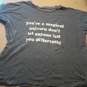 American Eagle Women XSP Gray Tee